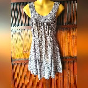 Free People Gray/Black Knit Top/Dress sz SM